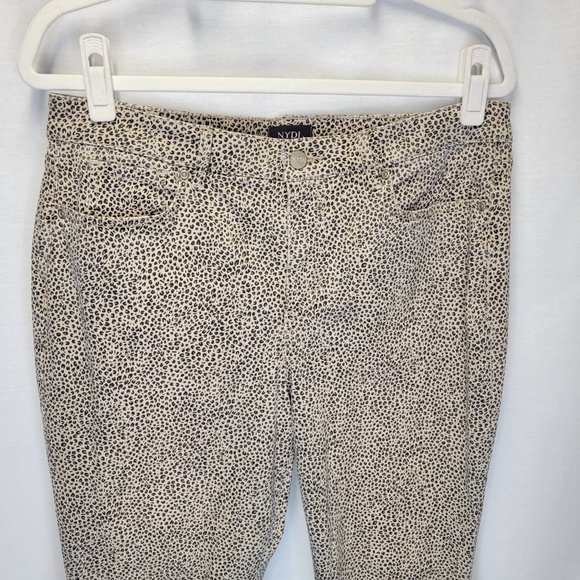 NYDJ Women's Size 14 Pants Ami Skinny Leopard Animal Print - Picture 3 of 7